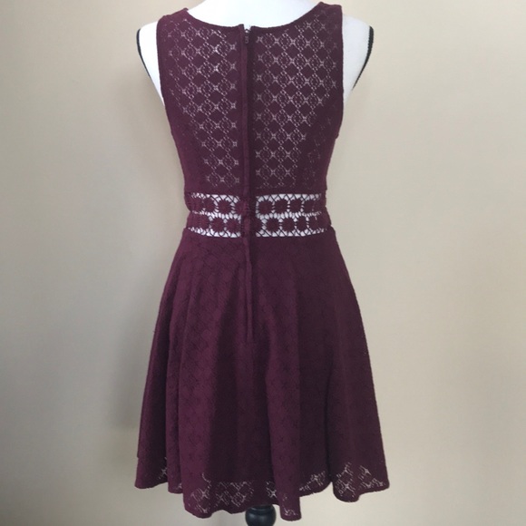 Free People Maroon Sleeveless Dress - Picture 4 of 12